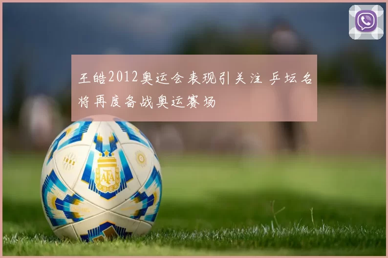 王皓2012奥运会表现引关注 乒坛名将再度备战奥运赛场