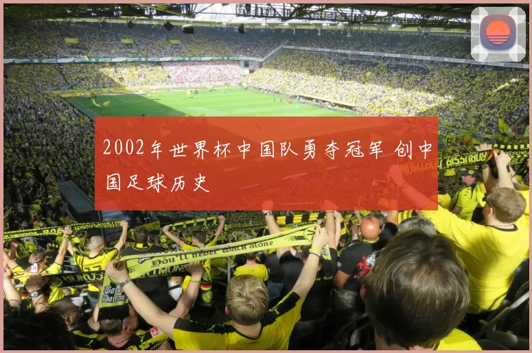 2002年世界杯中国队勇夺冠军 创中国足球历史