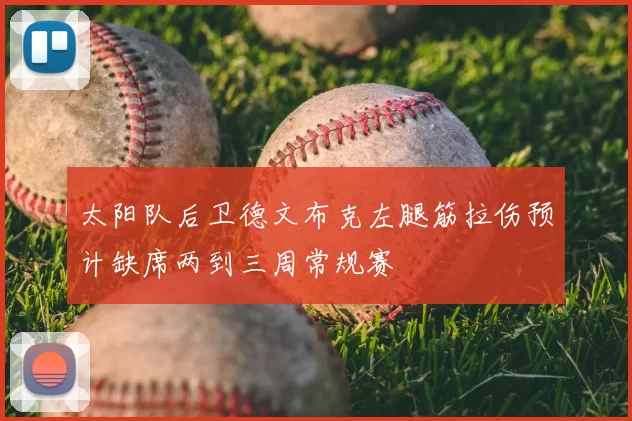 太阳队后卫德文布克左腿筋拉伤预计缺席两到三周常规赛