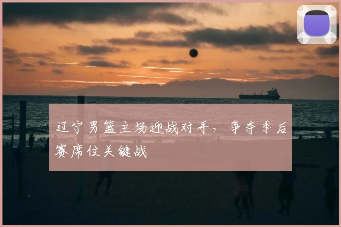辽宁男篮主场迎战对手，争夺季后赛席位关键战