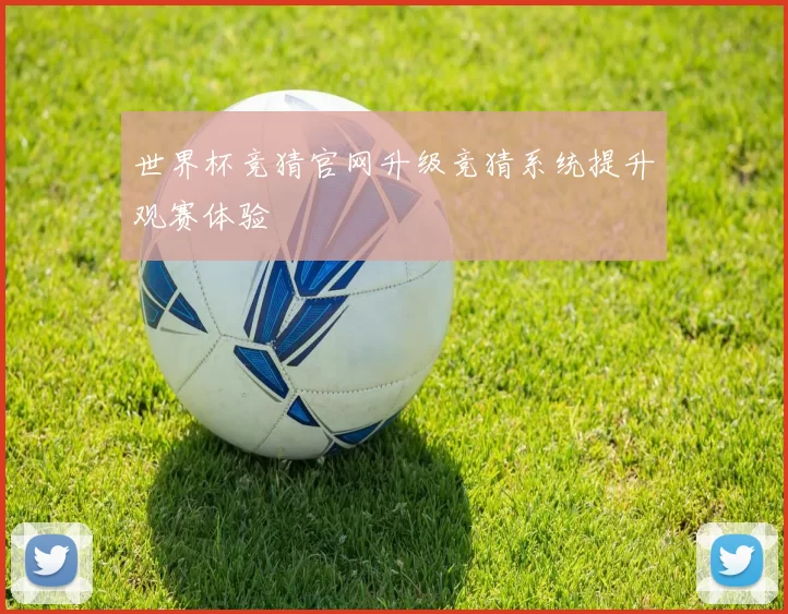 世界杯竞猜官网升级竞猜系统提升观赛体验